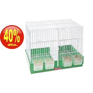 JAULA CRIA 40 BLANCA con separación
